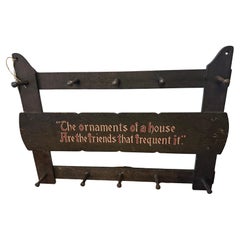 Antique Arts & Crafts Coat Rack - stickley era W7305
