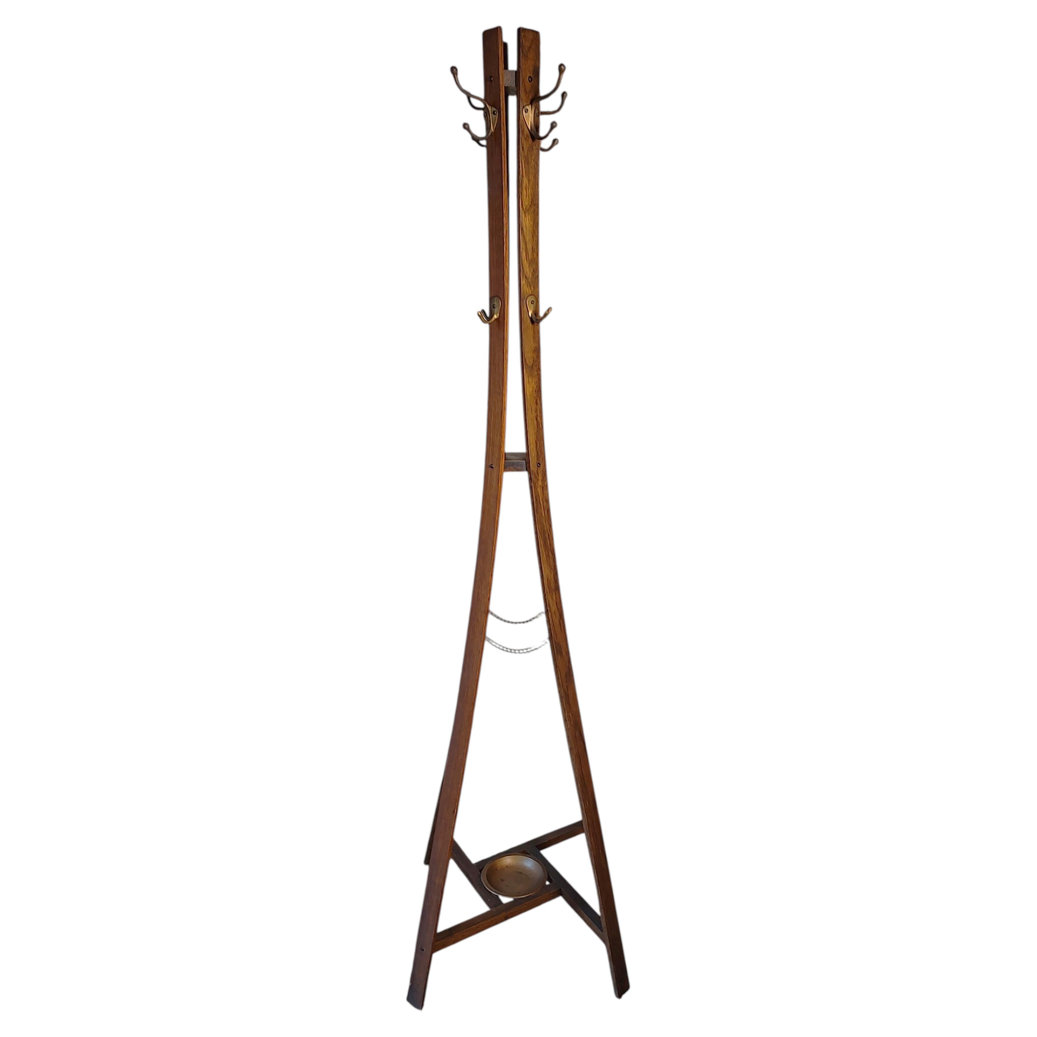 Antique Arts & Crafts Coat / Umbrella Stand
