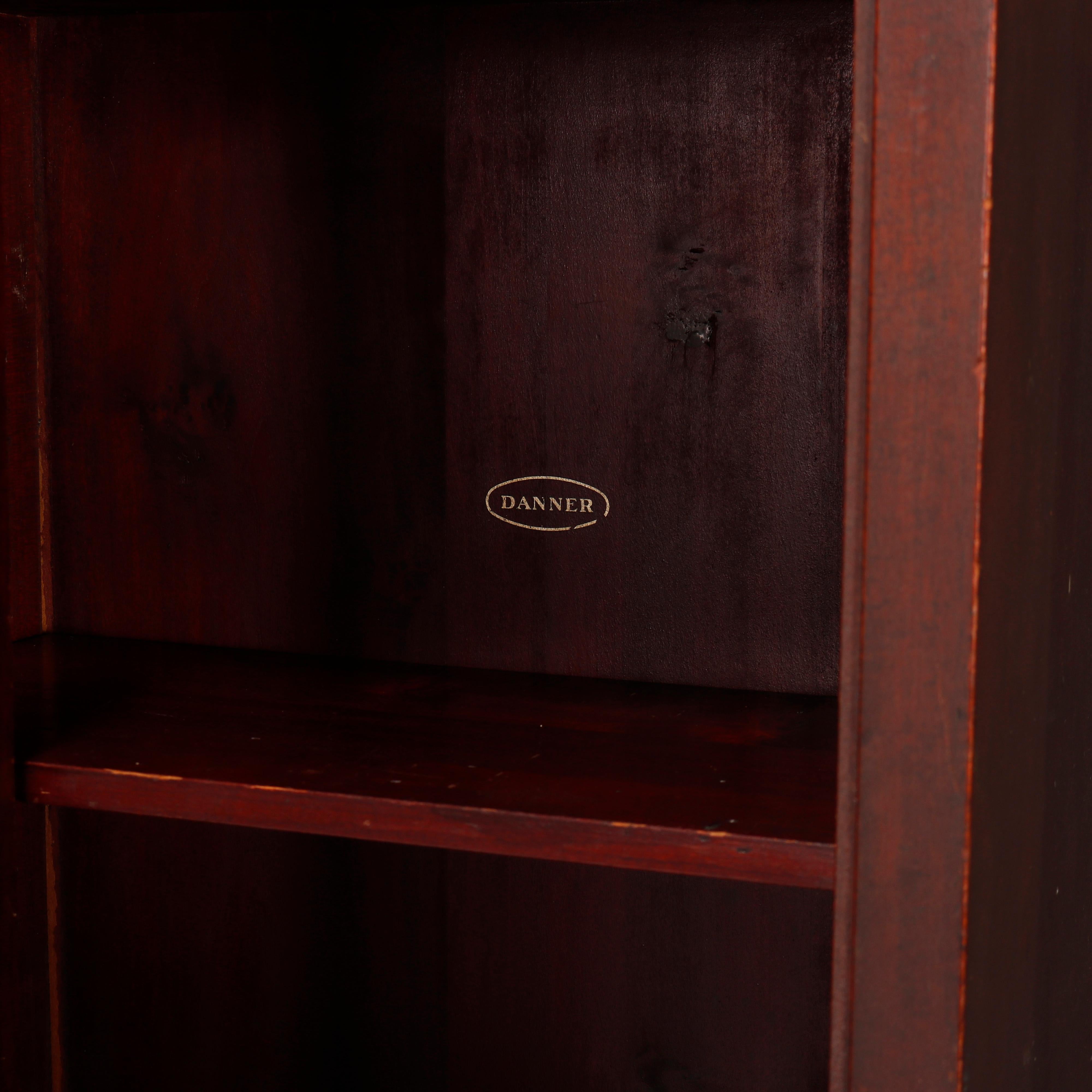 Antique Arts & Crafts Danner Mahogany Sliding Door Stack Barrister Bookcase 4