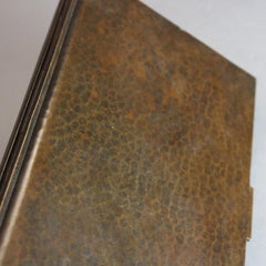 Antique Arts & Crafts Dirk Van Erp Hammered Copper Box, Lined, circa 1910