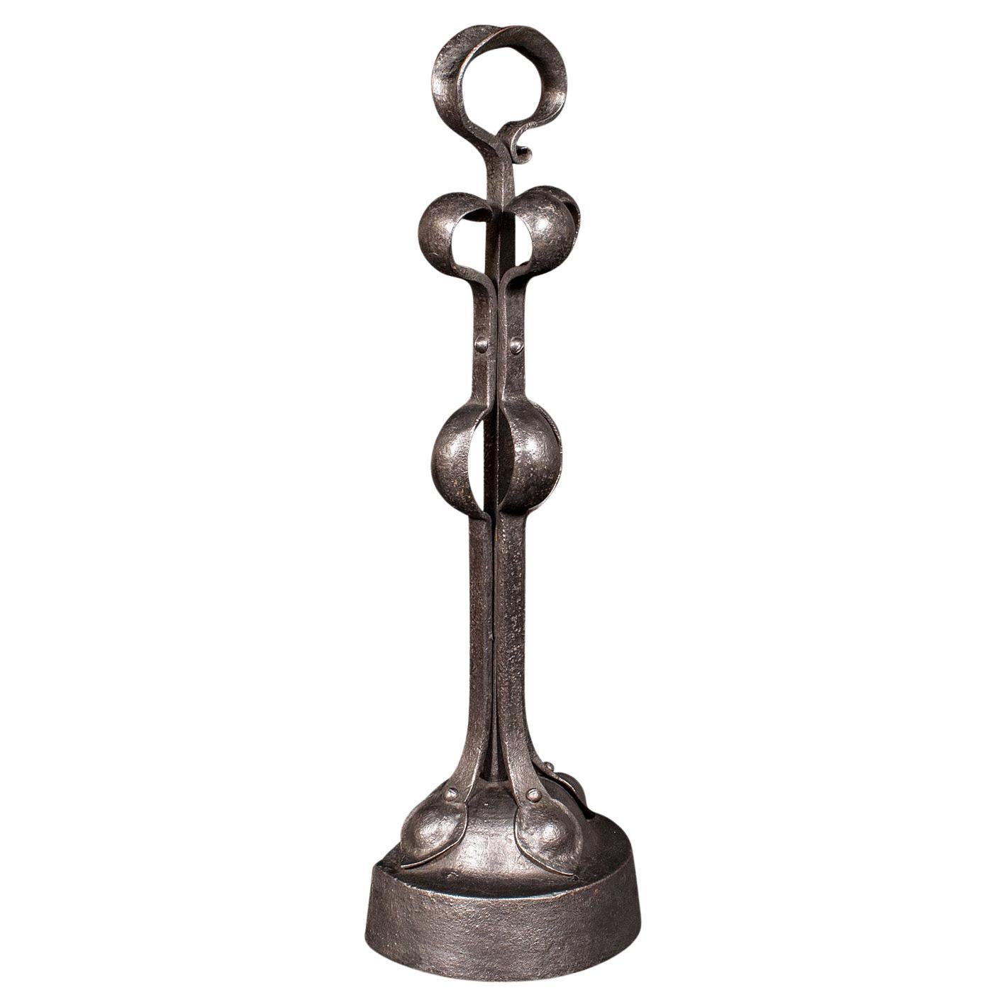 Antiker Arts & Crafts Türstopper, englisch, schmiedeeisern, nach Liberty, viktorianisch im Angebot