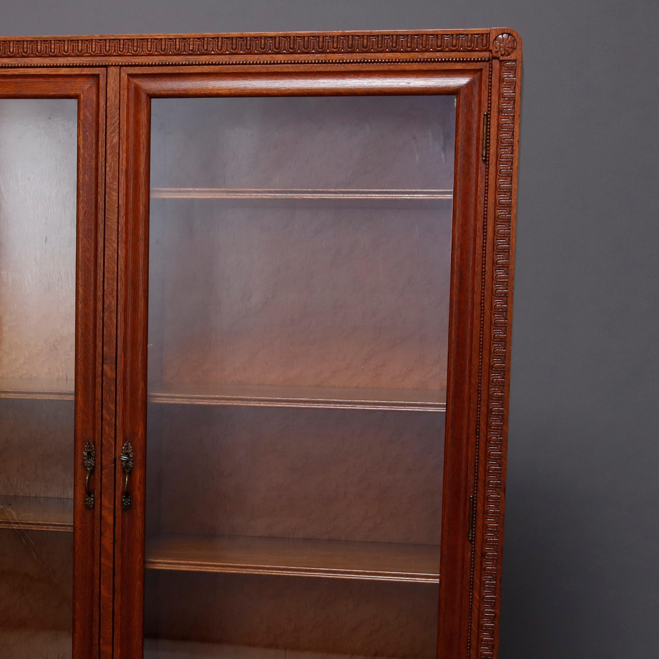 antique bookcases with glass doors