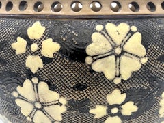 Antique Arts & Crafts Earthenware Flower Vase Doulton & Slaters Lambeth, England