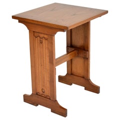 Antique Arts 
Crafts Elm Writing Table