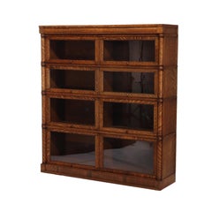 Antique Arts & Crafts Four-Stack Oak Barrister Bookcase C1910