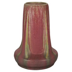Antique Arts & Crafts Fulper Art Pottery Buttress Vase Circa 1920