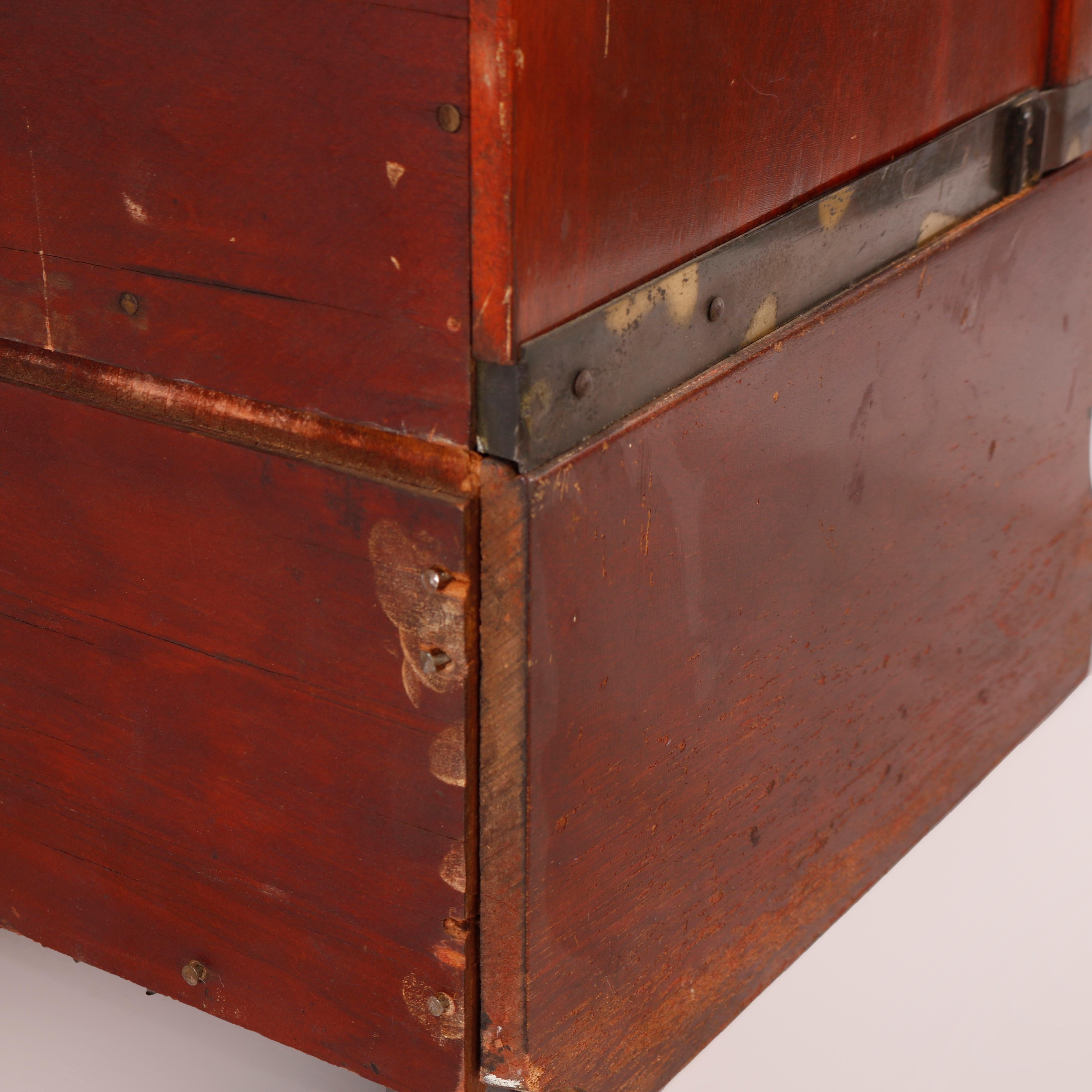 Antique Arts & Crafts Globe Wernicke Mahogany Stack Barrister Bookcase, c1910 6