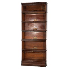 Antique Arts & Crafts Globe Wernicke Six Stack Barrister Bookcase Circa 1910
