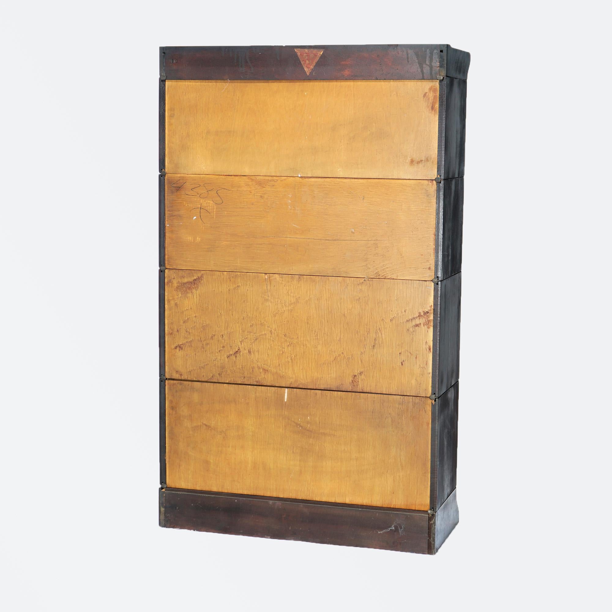 mahogany barrister bookcase