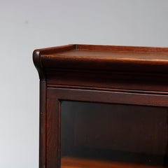 Antique Arts & Crafts Gunn Quarter Sawn Oak Three Stack Barrister Bookcase c1910