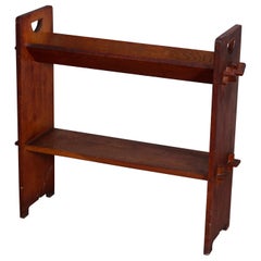Antique Arts & Crafts Gustav Stickley Mission Oak Book Stand, circa 1910
