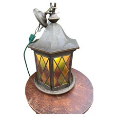 Antique Arts & Crafts US MADE  mission Hanging Lamp -  Stickley era.  W5877