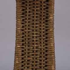 Antique Arts & Crafts Heywood-Wakefield School Wicker Table Lamp, circa 1910