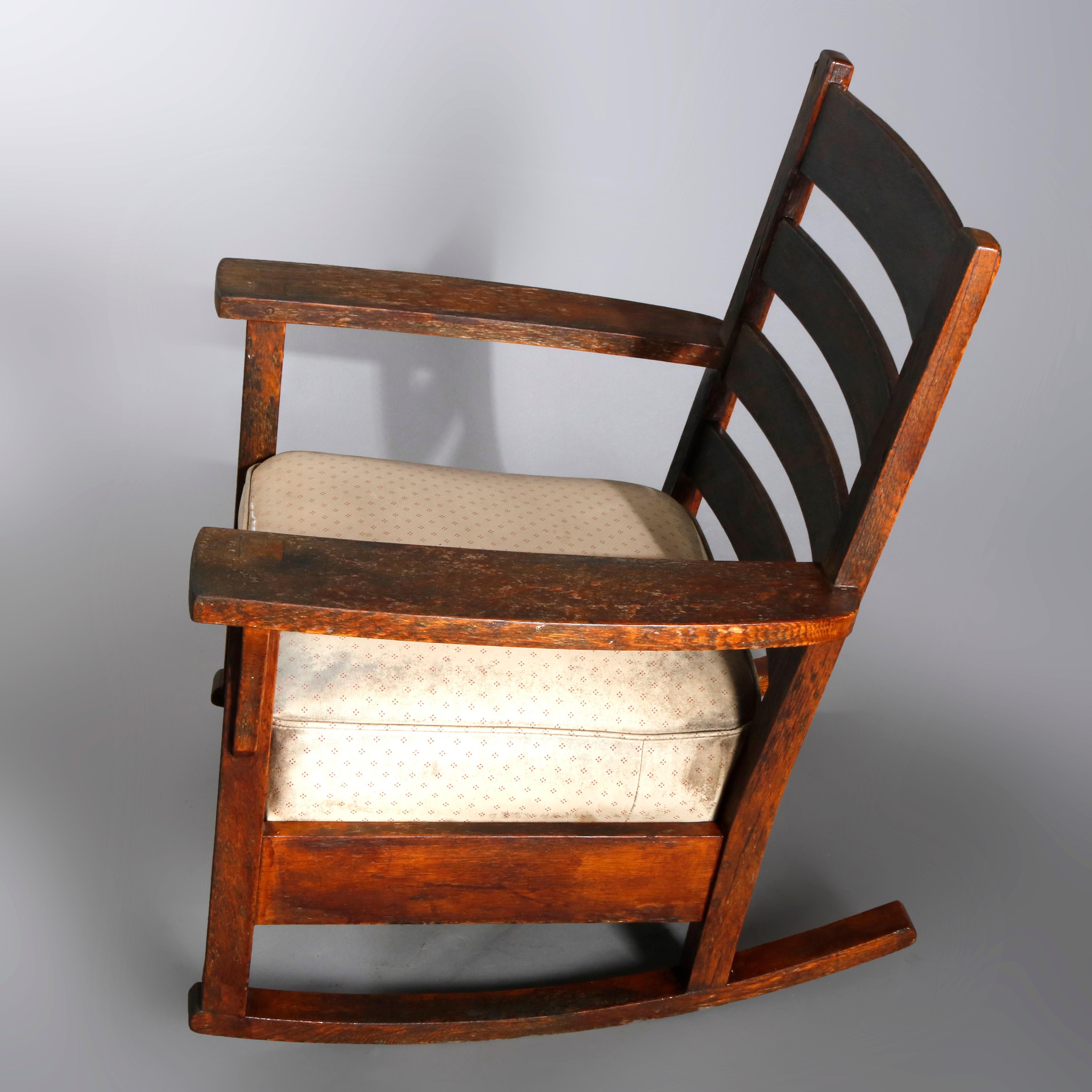 stickley rocking chair value