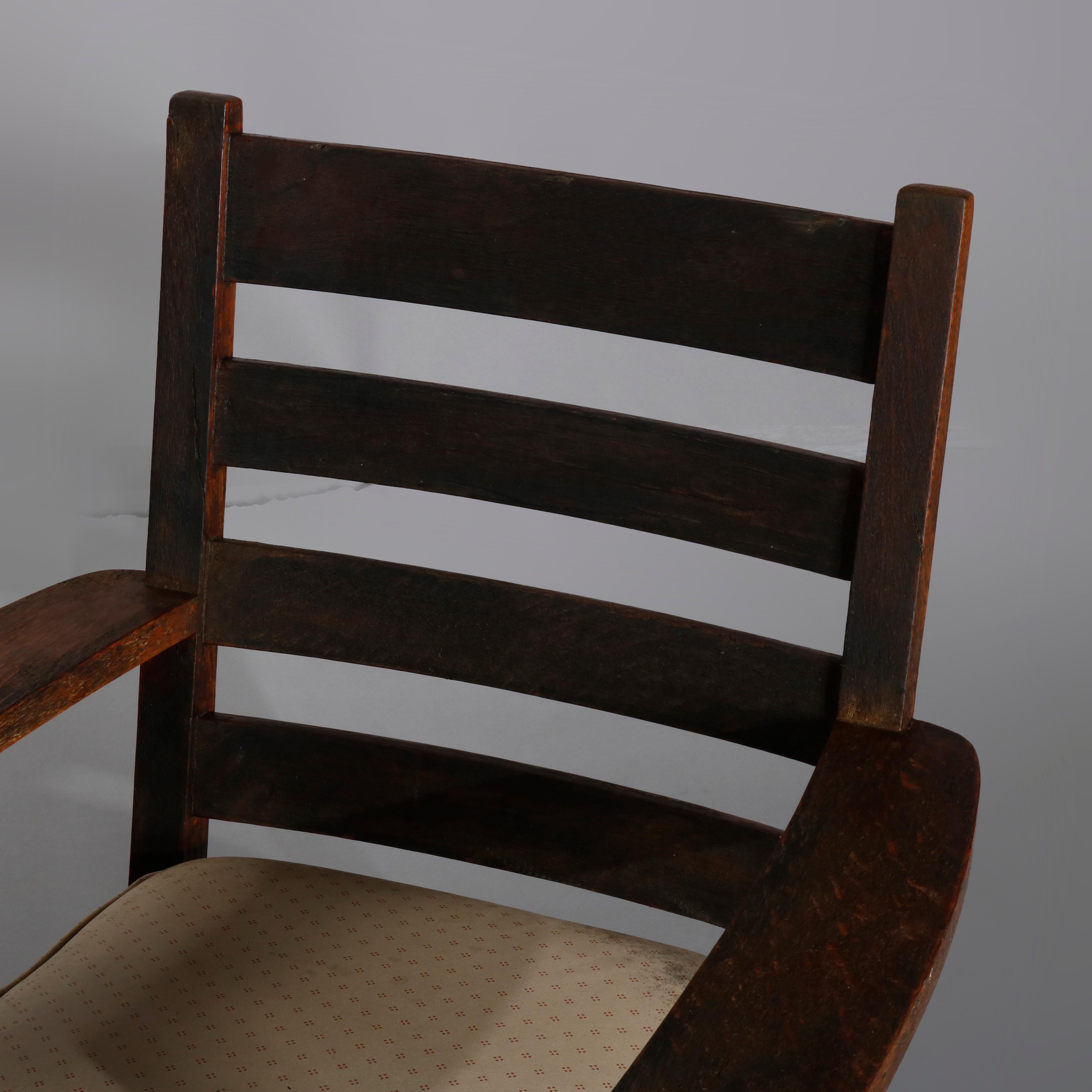 antique stickley rocking chair