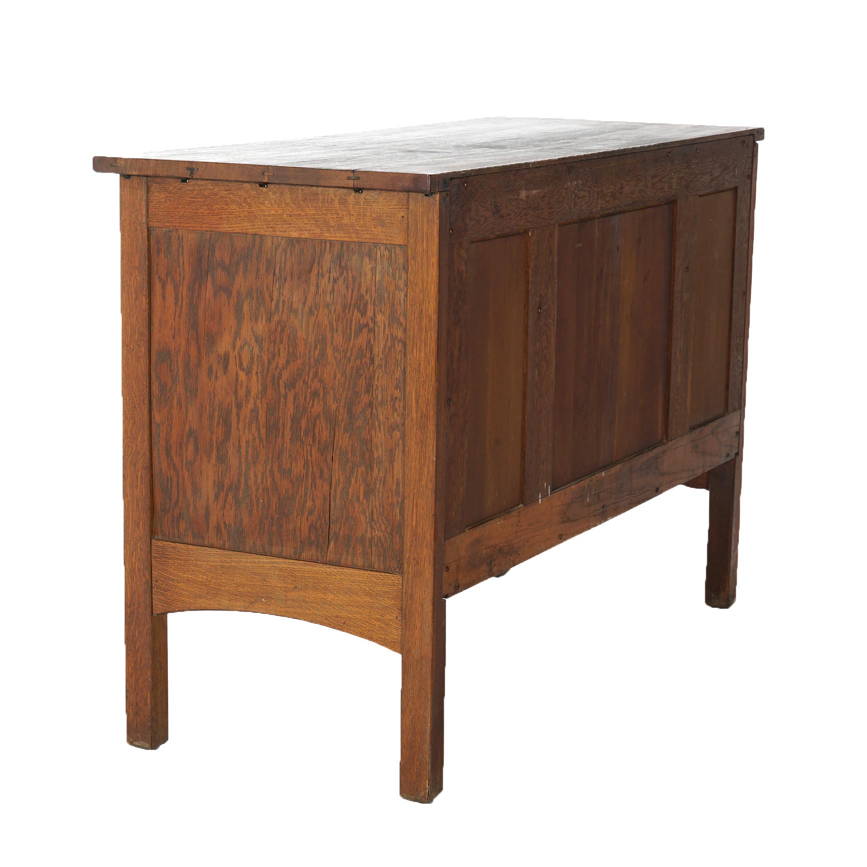 Antique Arts and Crafts L and JG Stickley Oak Sideboard Circa 1910 For ...