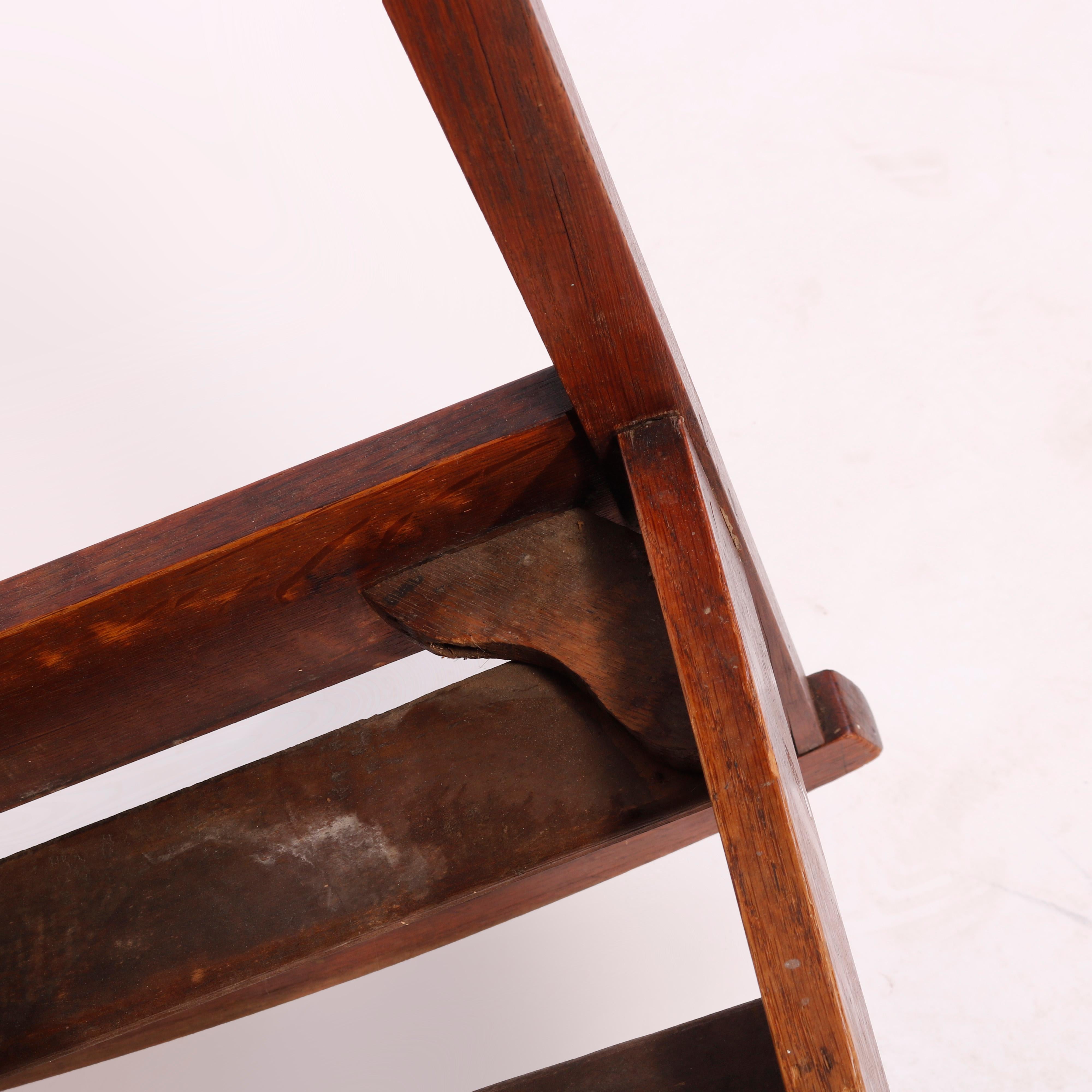 20th Century Antique Arts & Crafts Limbert Oak Rocking Chair Circa 1910