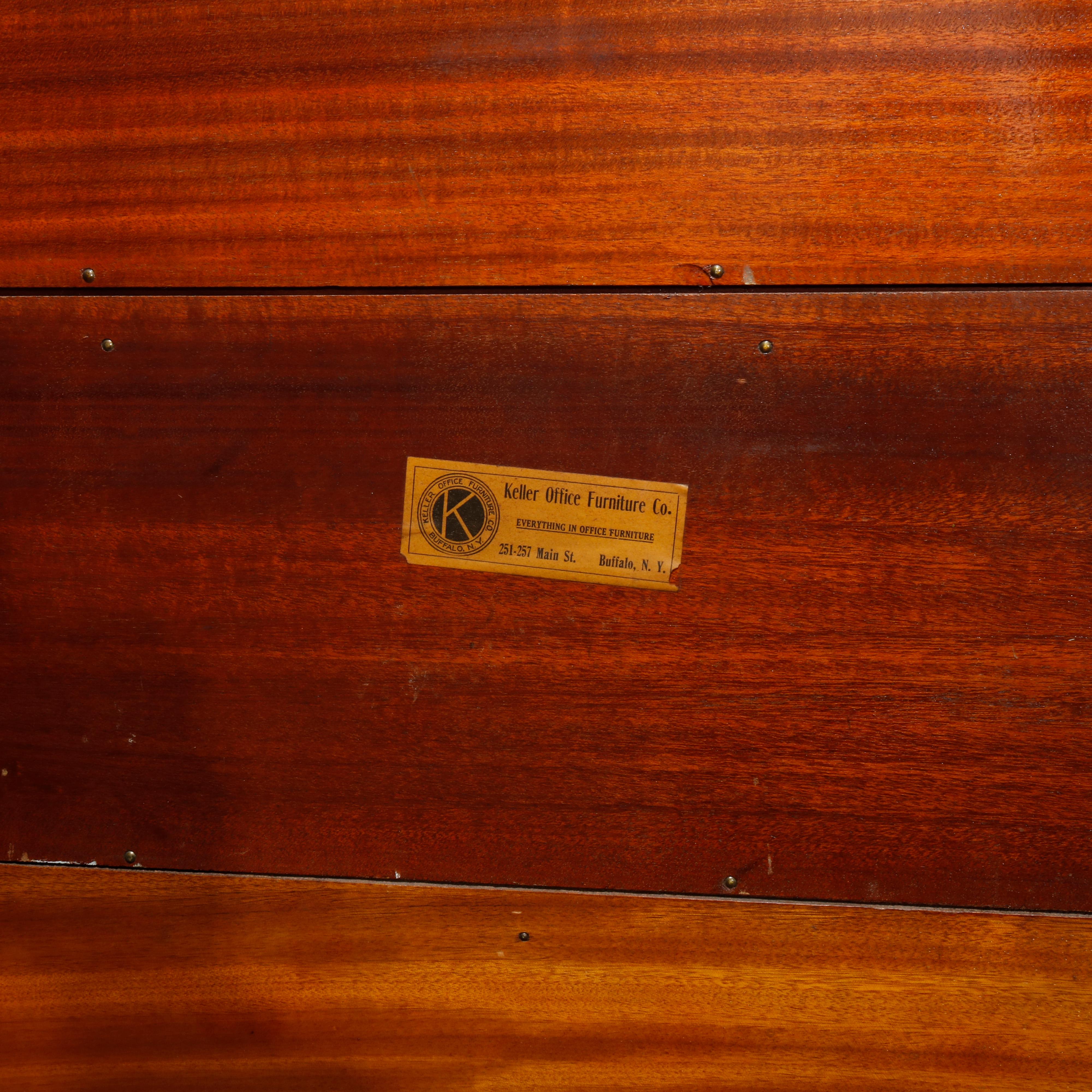 Antique Arts & Crafts Macey Mahogany Five-Stack Barrister Bookcase, Circa 1910 8