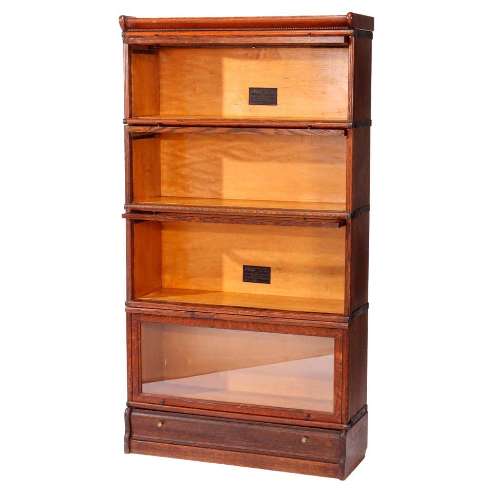 Antique Bookcase Stackable Antique Four-Stack Barrister Bookcase by Macey, Circa 1920s For Sale at ...