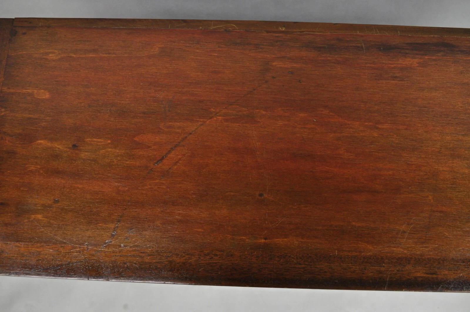 Antiguo gabinete dental médico Arts & Crafts de caoba con 15 cajones y base de mármol en venta 2