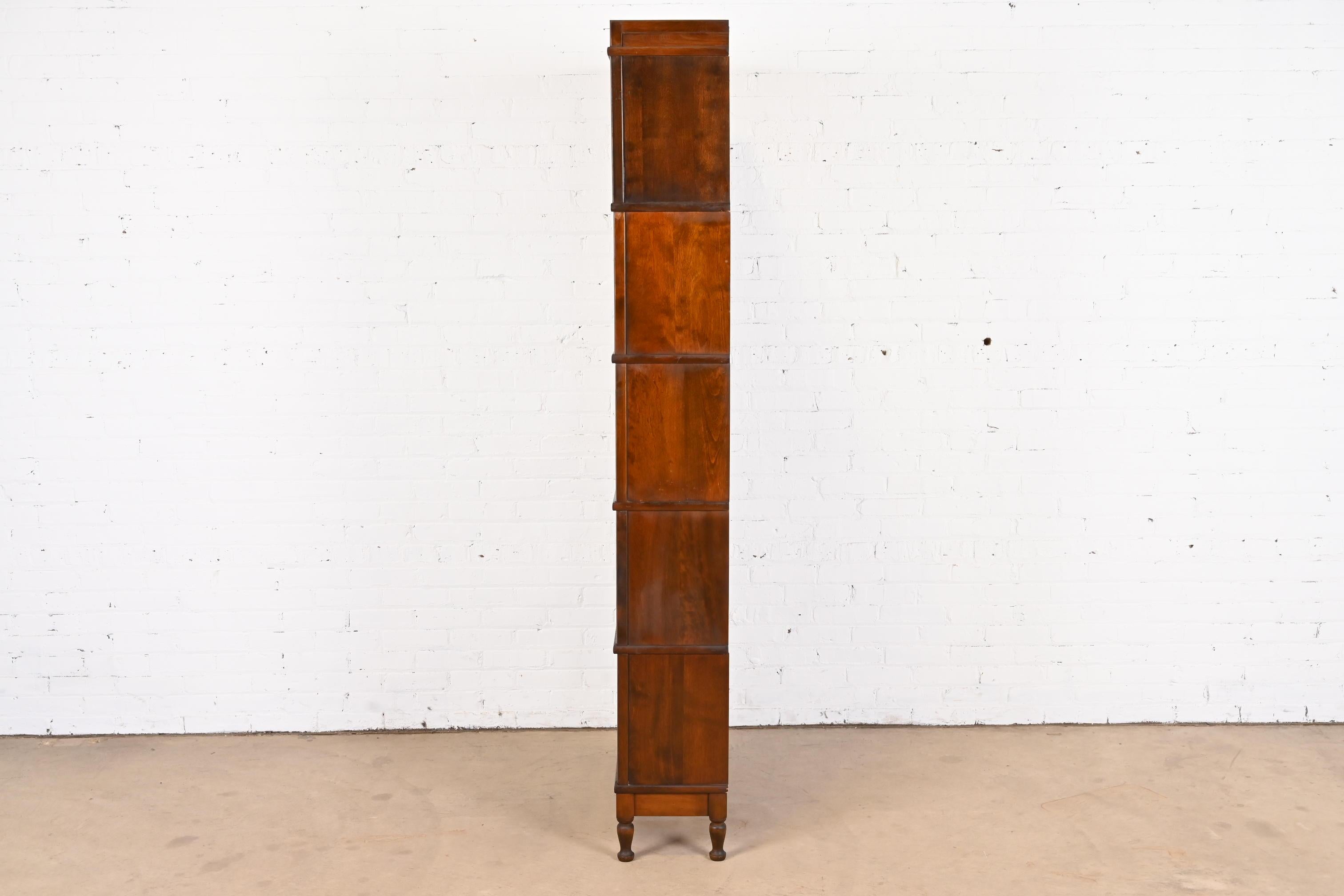 Antique Arts & Crafts Mahogany Five-Stack Barrister Bookcase by Hale, Circa 1920 6