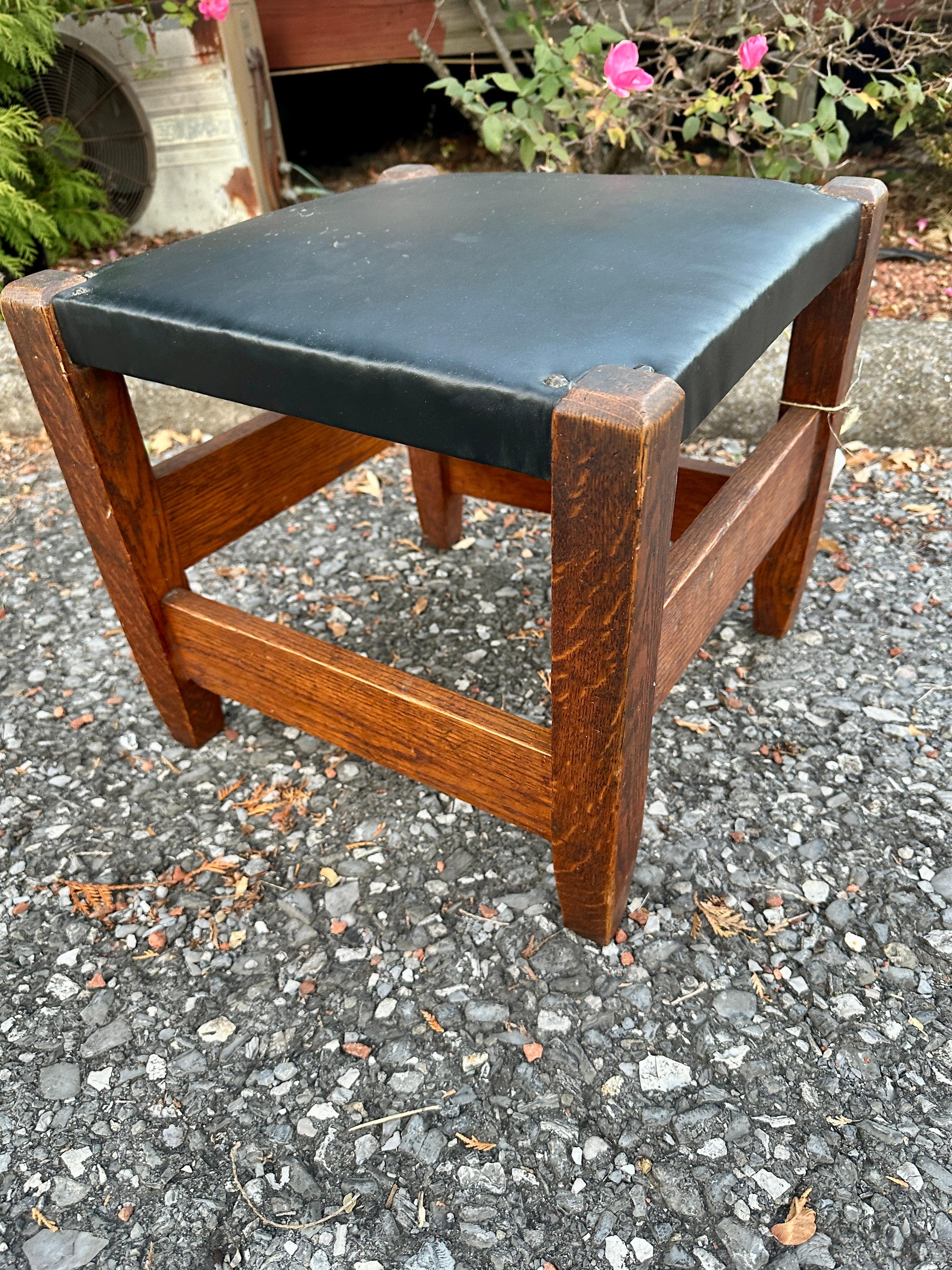 Antique Arts & Crafts Mission Footstool  Stickley era    SALE     SALE extra OFF For Sale 2