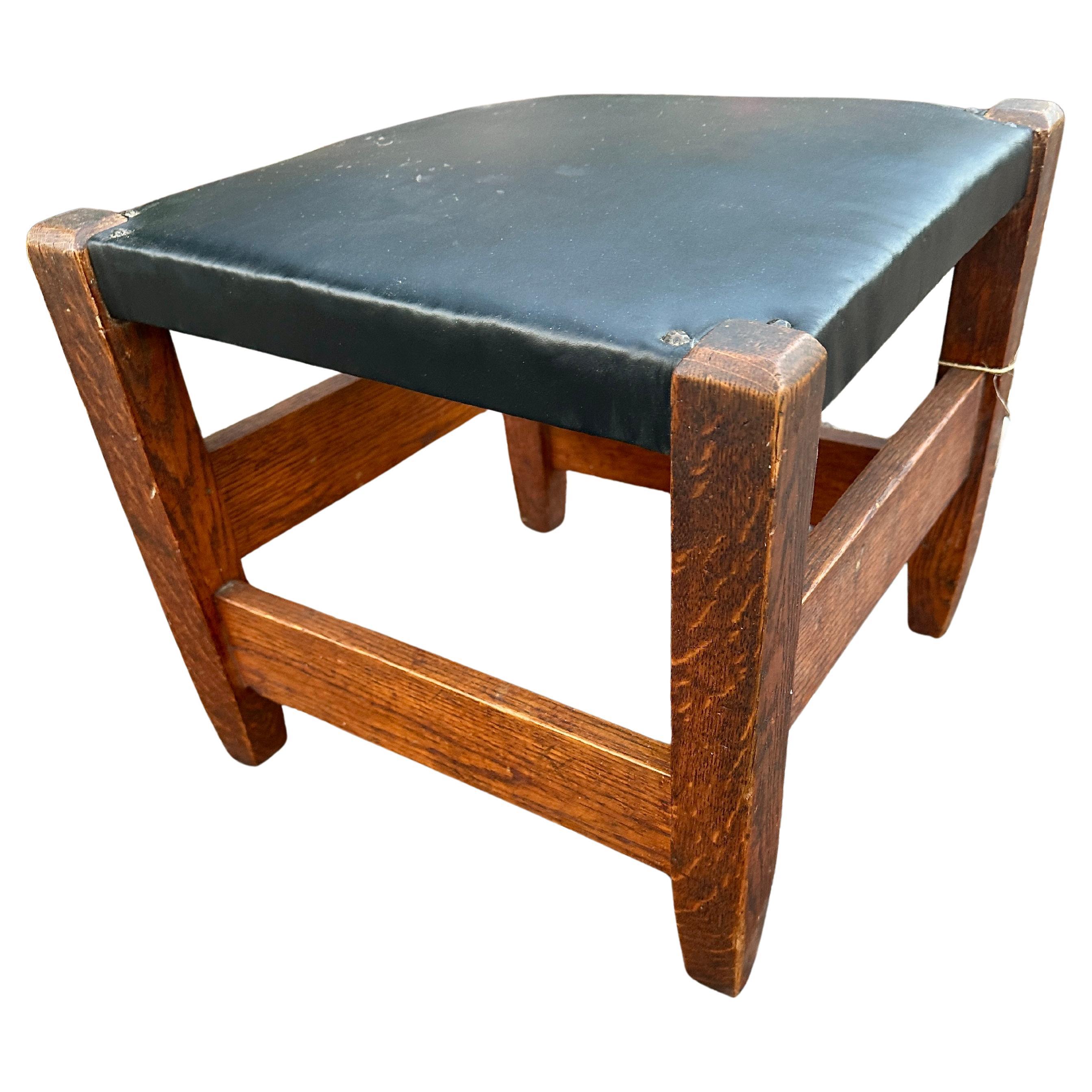 Antico sgabello Mission Arts & Crafts  Epoca Stickley    VENDITA     Vendita extra OFF