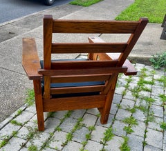 Antique A&C Mission Morris Chair by "Brooks" - Stickley Era  -  SALE 50 %  W7454