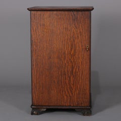 Antique Arts & Crafts Mission Oak Edison Cylinder and Phonograph Cabinet