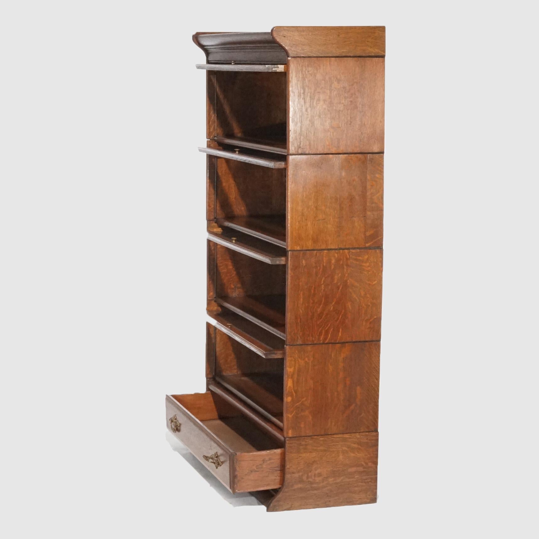 barrister bookcase antique