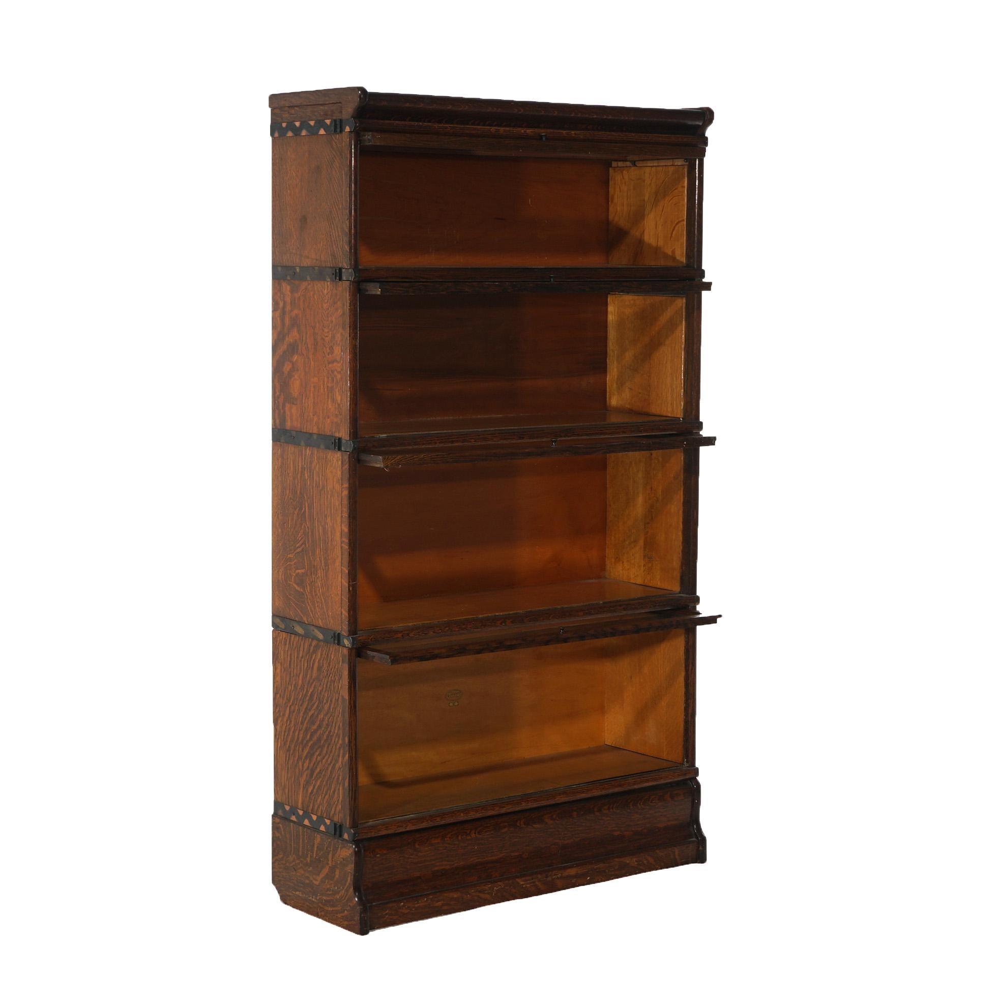 stacking bookcase with glass doors