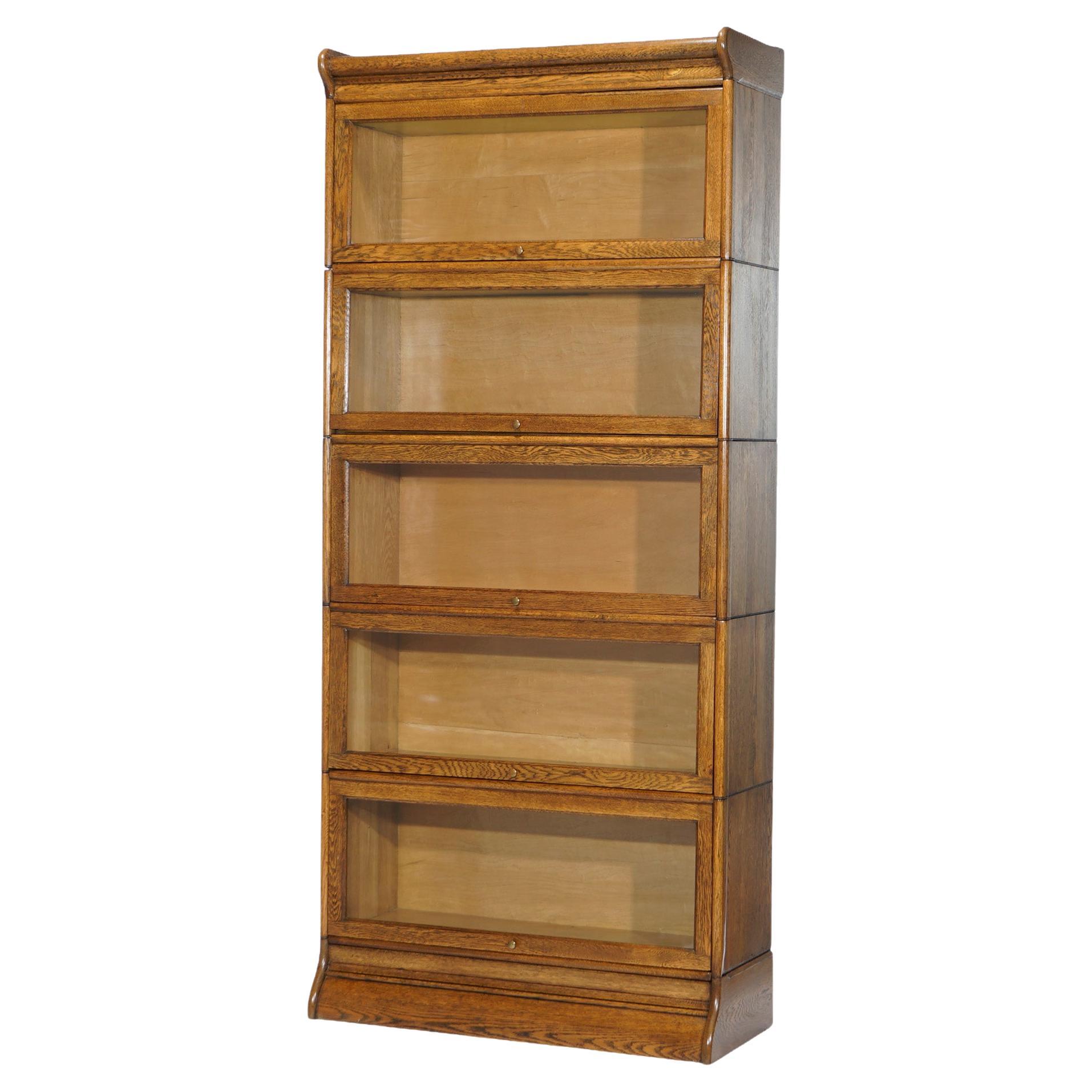 Antique Arts and Crafts Mission Oak Globe Wernicke School Barrister