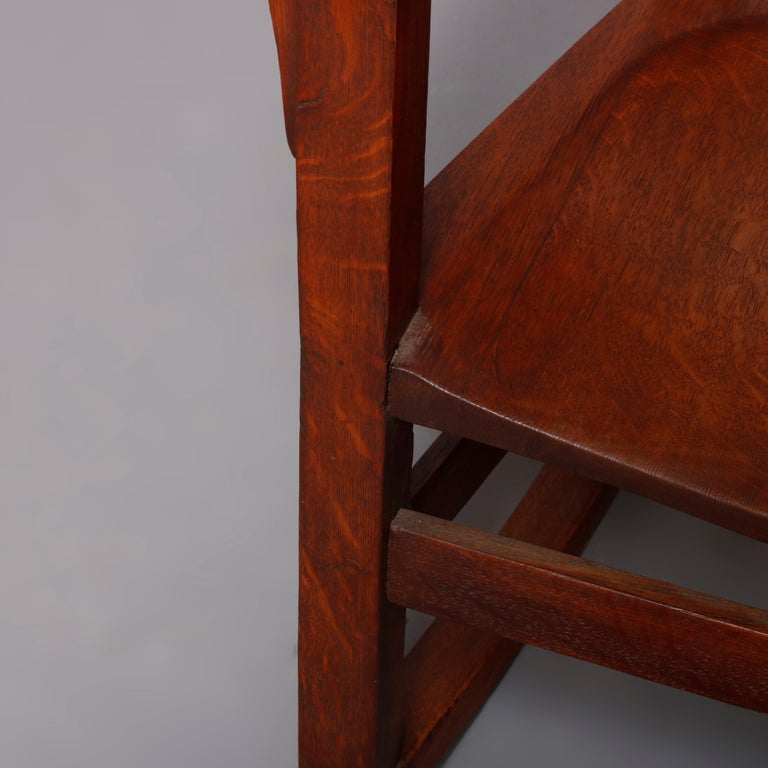 Antique Arts and Crafts Mission Oak Limbert Rocking Chair, circa 1920 ...