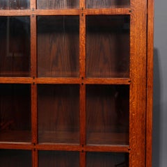 Antique Arts & Crafts Mission Oak Stickley Brothers Style Bookcase, 20th Century