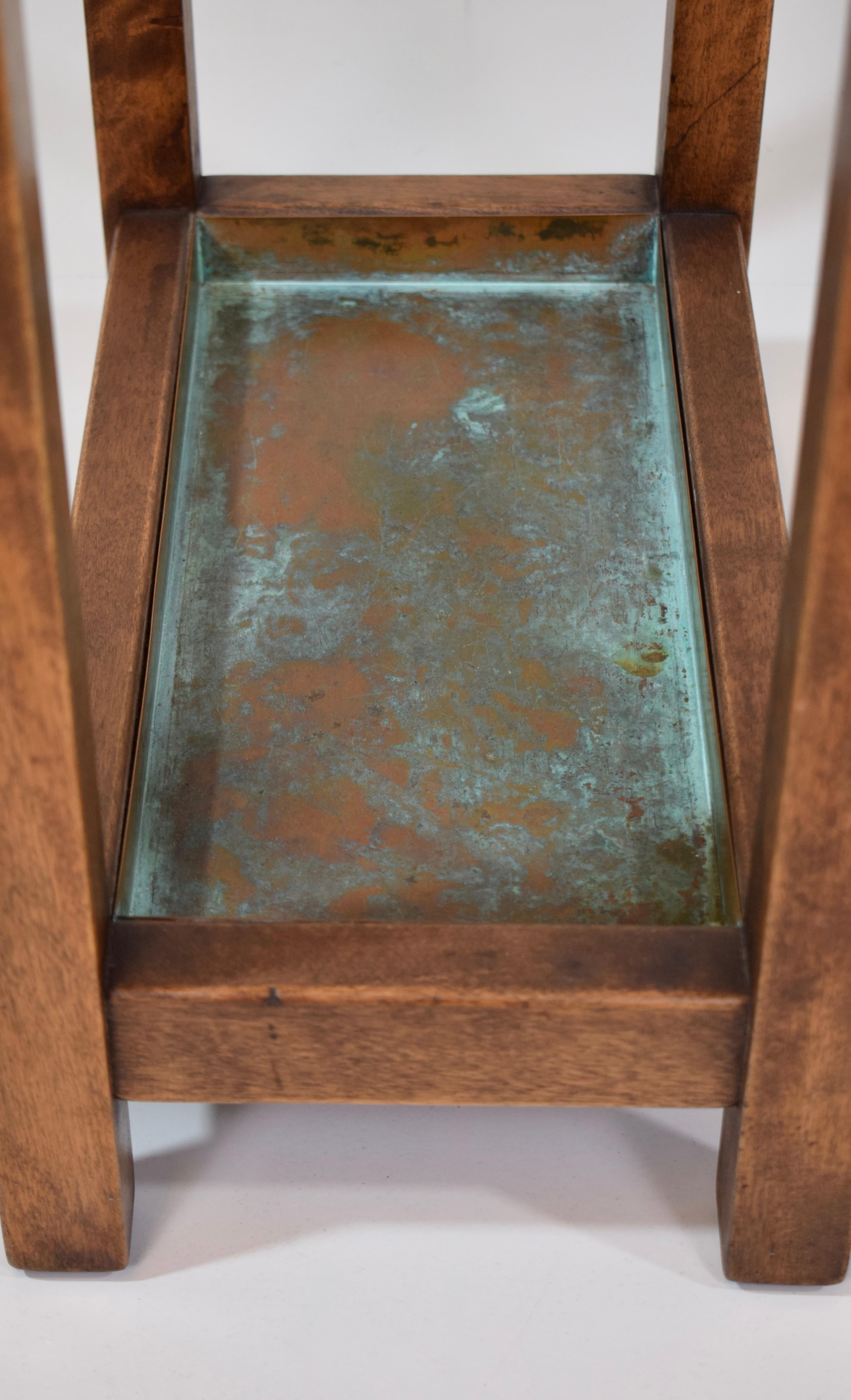 Stand parapluie/canne antique en chêne de Mission Arts & Crafts en vente 3