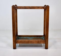 Antique Arts & Crafts Mission Oak Umbrella/Cane Stand