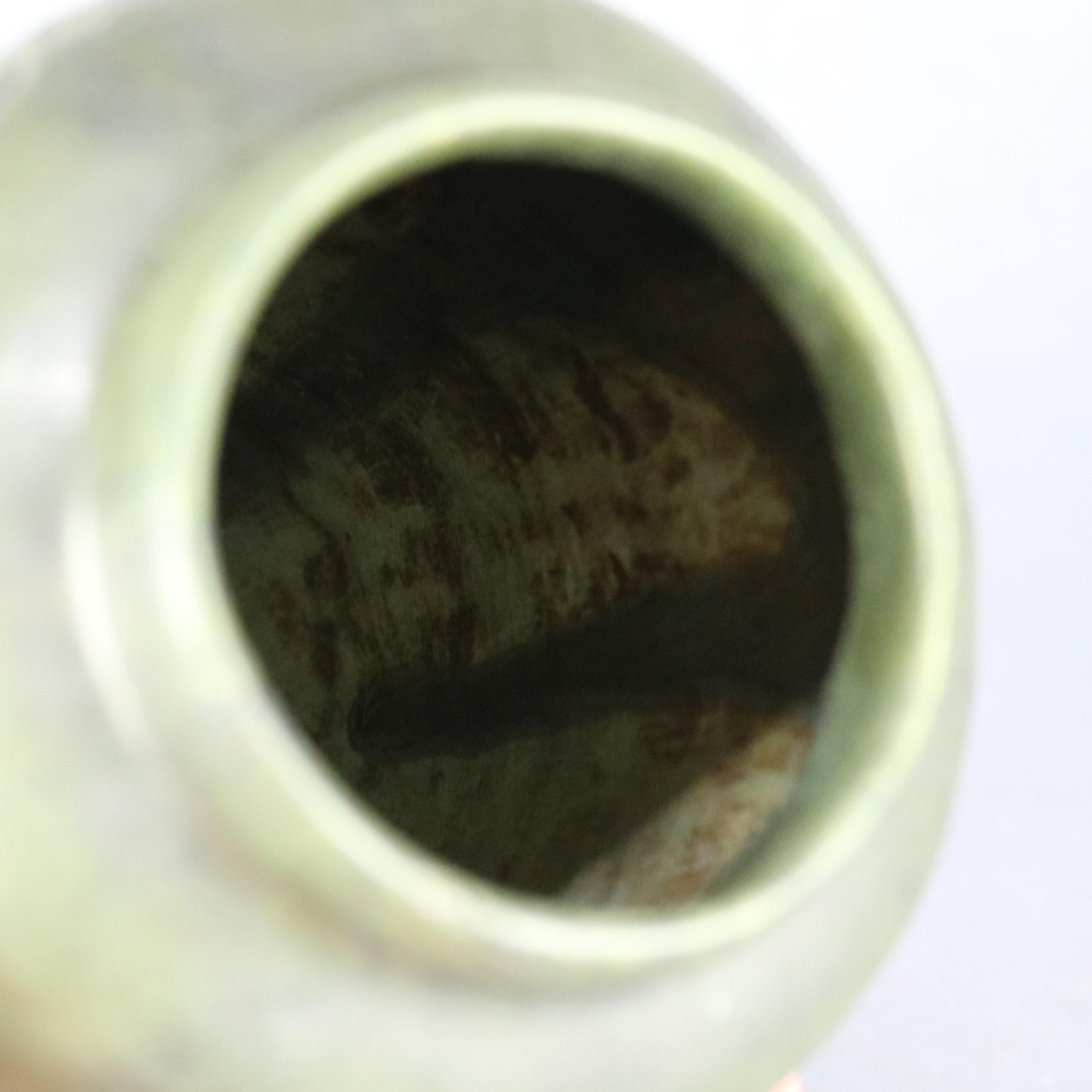 Fired Arts & Crafts Grueby School Pottery Matte Vase, Circa 1910