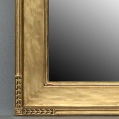 Antique Arts & Crafts Newcomb-Macklin Giltwood Framed Wall Mirror, circa 1910