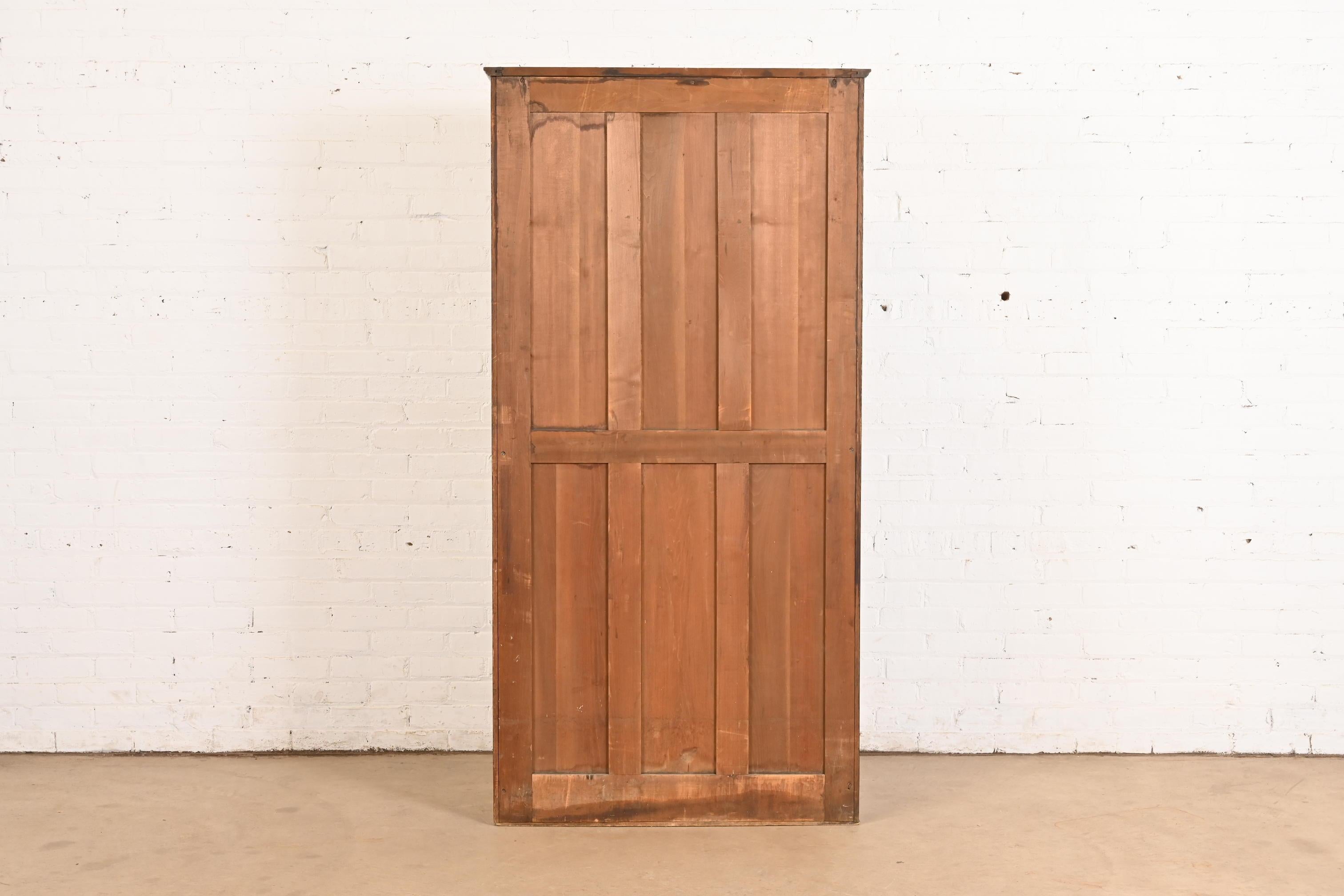 Antique Arts & Crafts Oak 30-Drawer File Cabinet, Circa 1900 For Sale 8