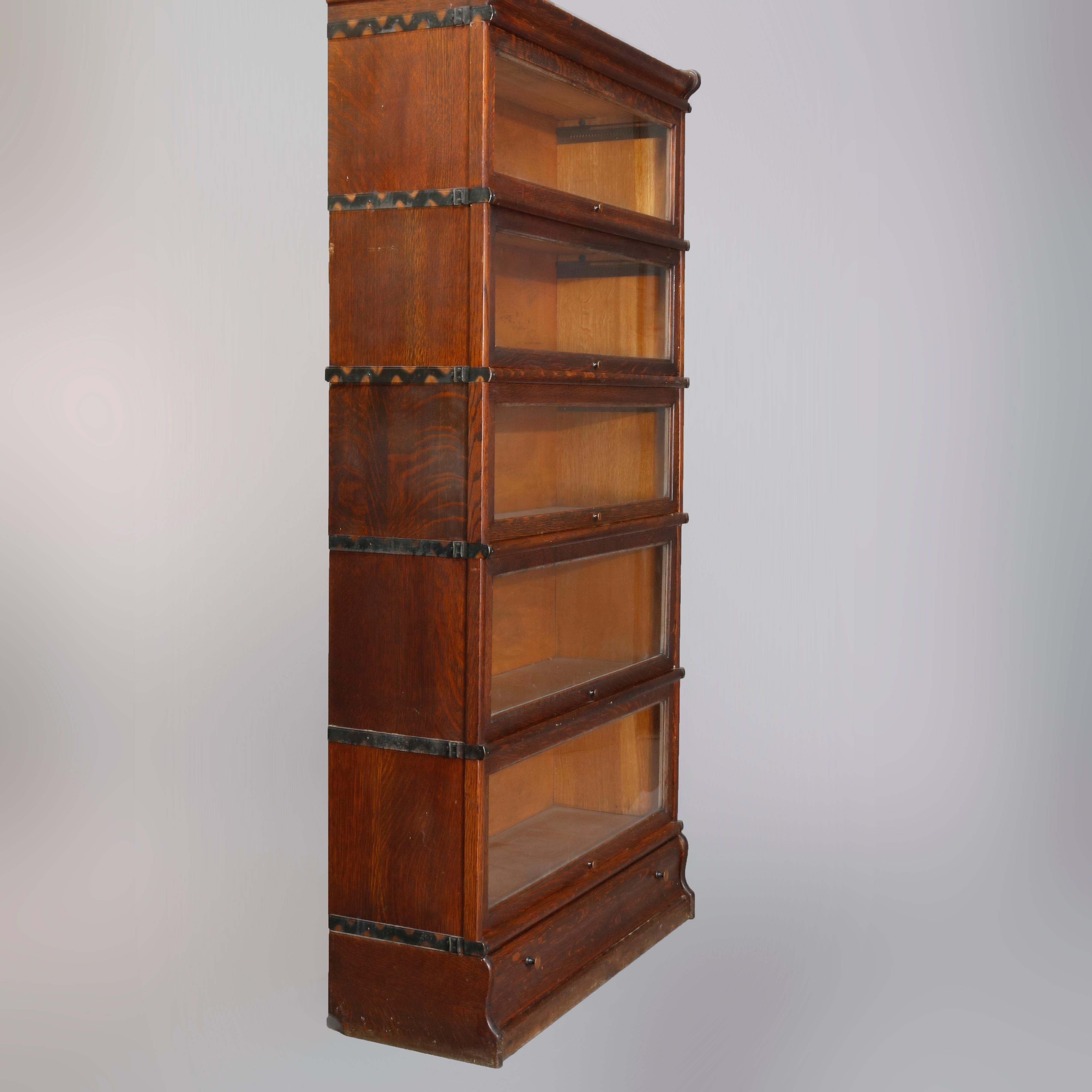 antique barrister bookcase value