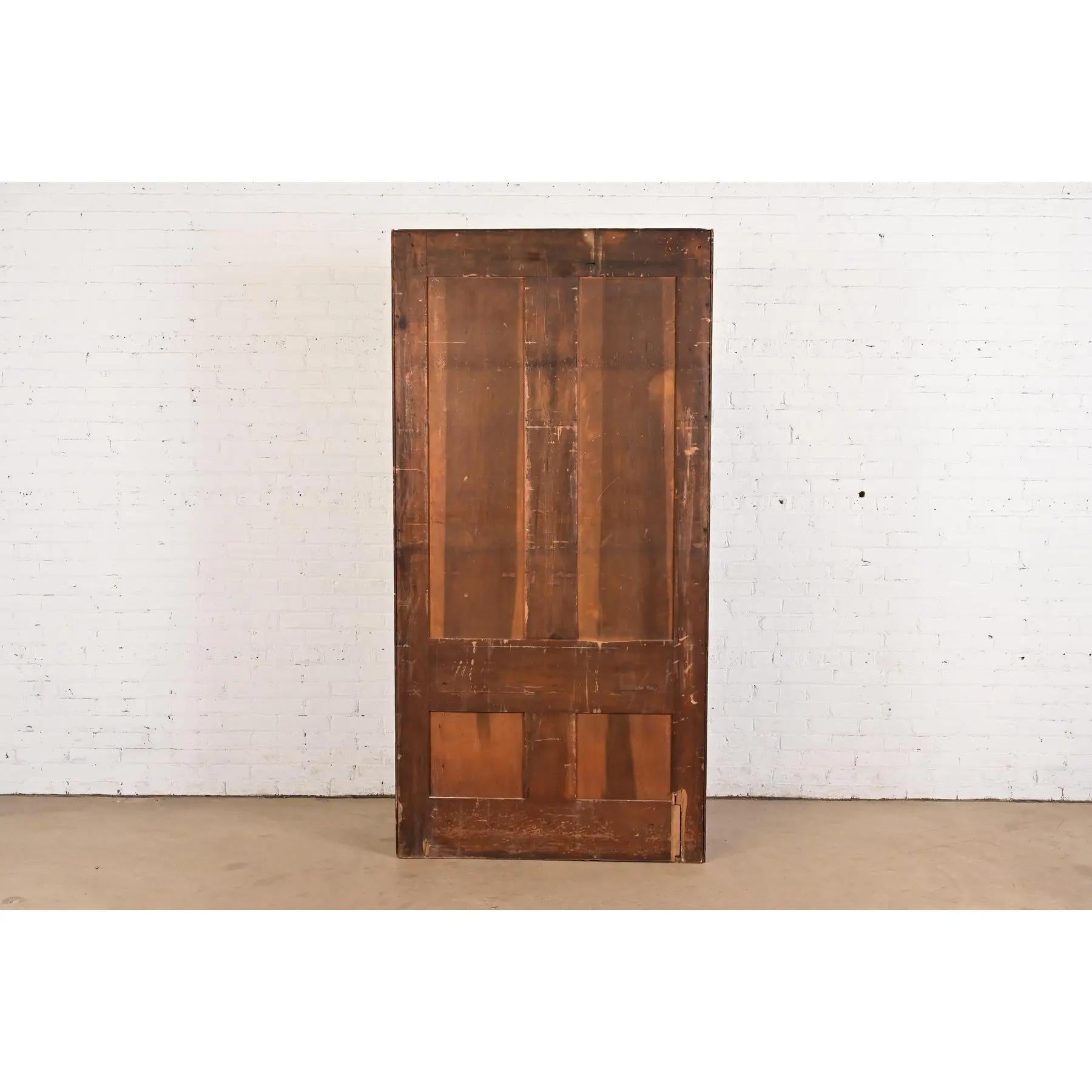 Antique Arts & Crafts Oak 60-Drawer Card Catalog or File Cabinet, Circa 1900 For Sale 5