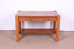 Antique Arts & Crafts Oak Desk or Library Table, circa 1900