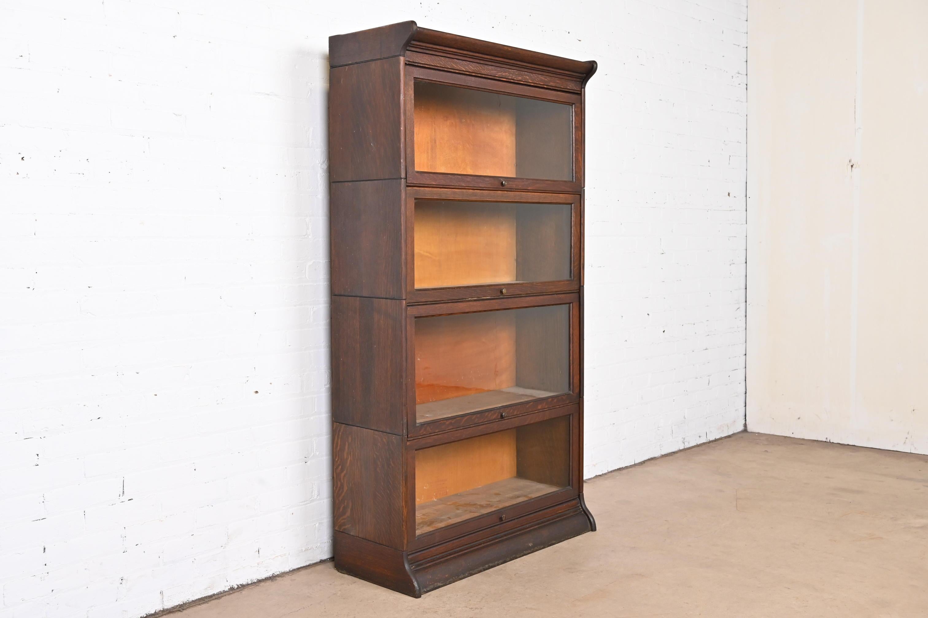 antique barrister bookcase