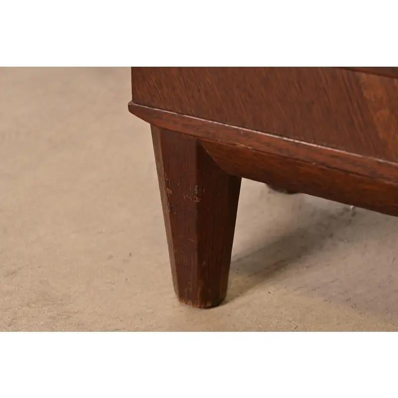 Antica libreria barrister a quattro ripiani in Oak Oak & Crafts di Macey, CIRCA 1920 in vendita 3