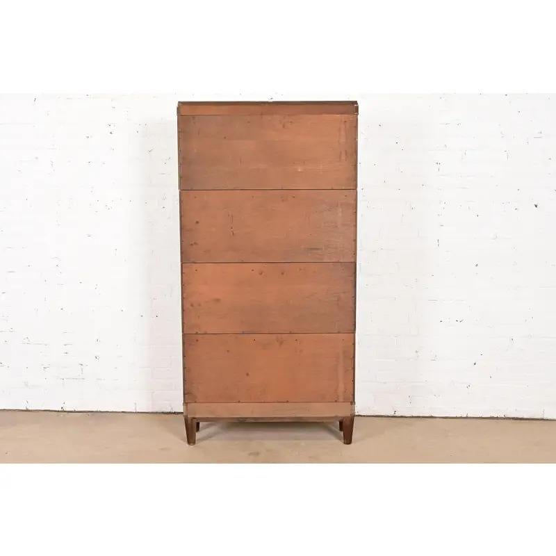 Antica libreria barrister a quattro ripiani in Oak Oak & Crafts di Macey, CIRCA 1920 in vendita 6