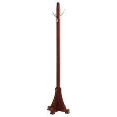 Antique Arts & Crafts Oak Hall Tree, C 1910