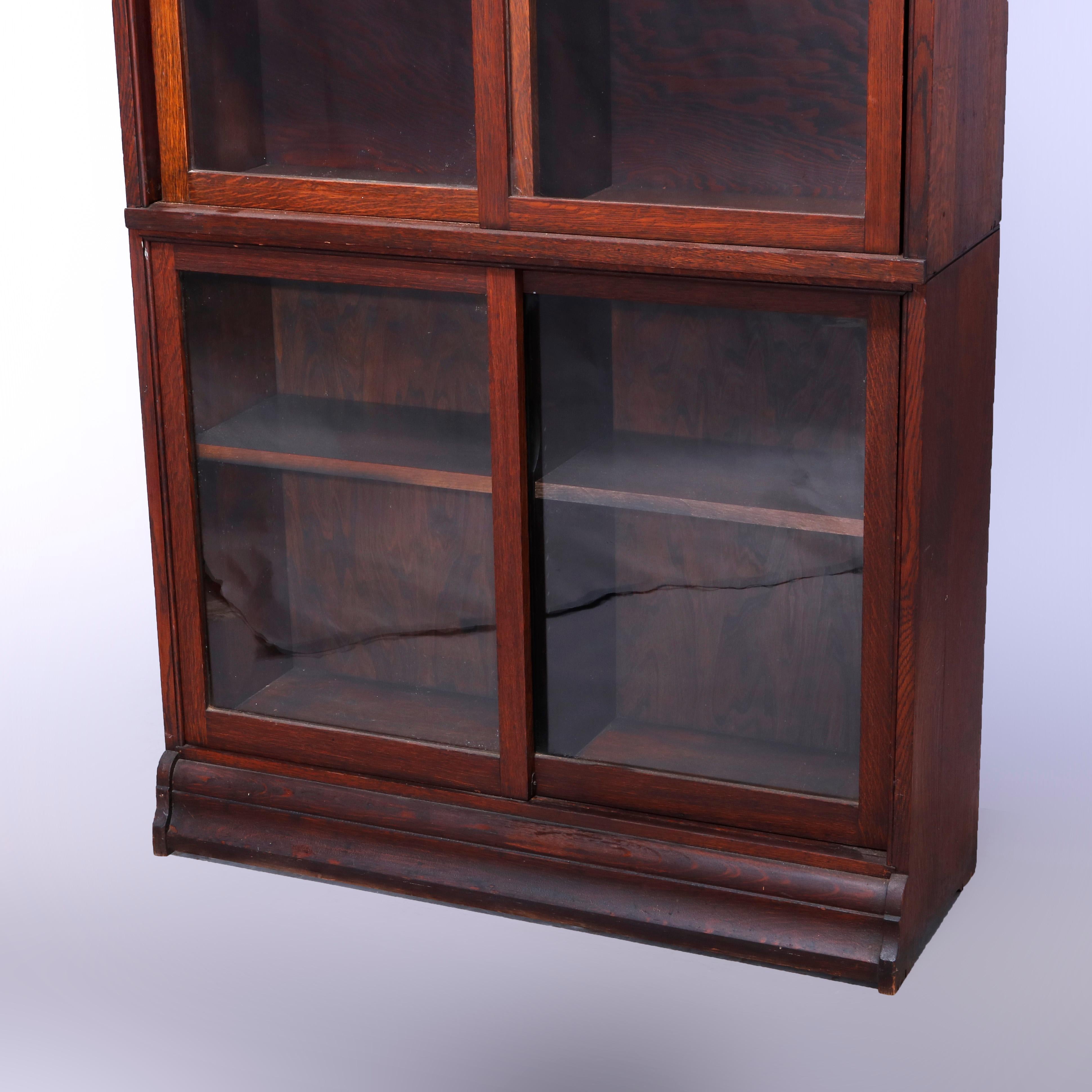 lawyer bookcase with glass doors
