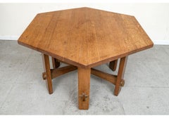 Antique Arts & Crafts Oak L&JG Stickley Onondaga Shop Octagonal Table C 1910