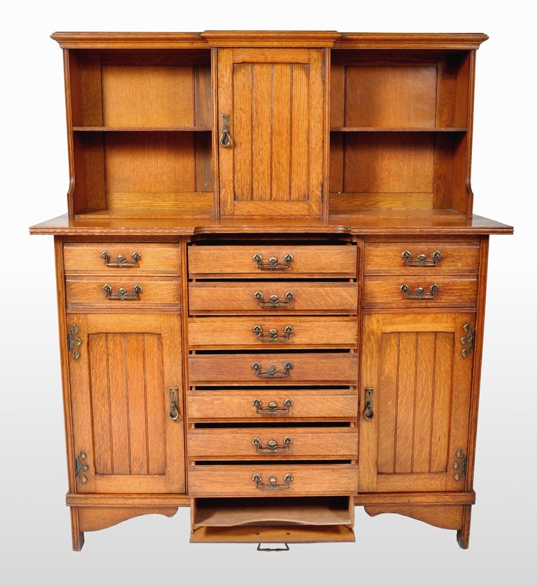 Antique Arts and Crafts Oak Sheet Music circa 1890 at 1stDibs