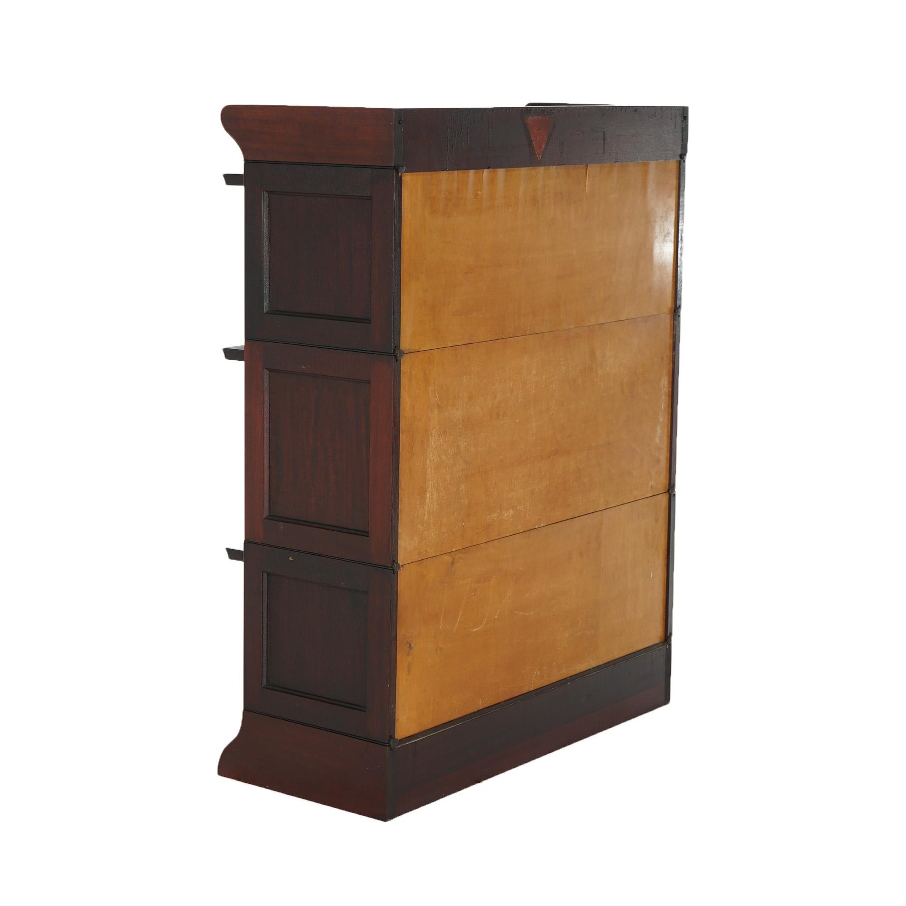 Antica libreria a tre ripiani in Oak Arts & Crafts C1930 in vendita 11
